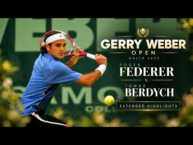 | Roger Federer v. Tomas Berdych | Halle 2006 Final Highlights 
