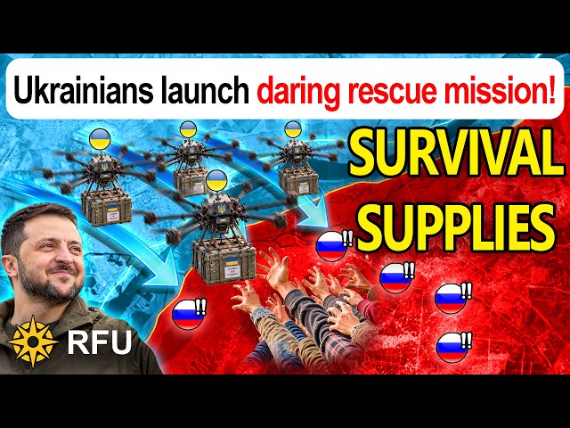 How Ukrainian marines bypassed Russian lines to feed starving civilians in Oleshky