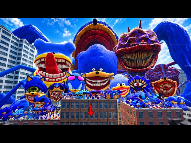 BIG GOLDEN CITY ALL SHIN SONIC TAPES EXE FAMILY POPPY PLAYTIME CHAPTER 5 SPARTAN KICK in Gmod