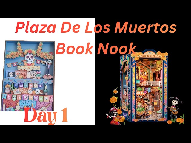 Day 1 - Plaza De Los Muertos Book Nook - wooden 3D Puzzle Model