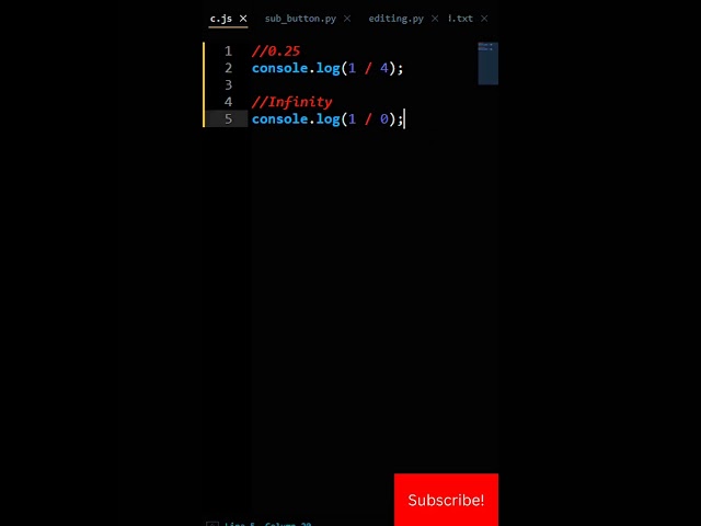 JavaScript Division | JavaScript Tutorial For Beginners