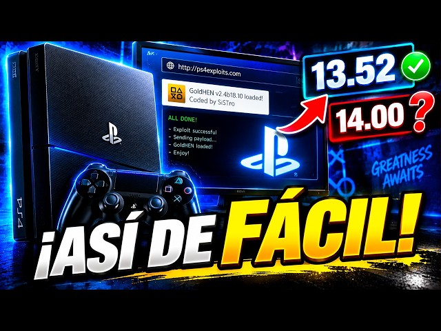 It's that EASY to unlock your PS4 to 13.52! And 14.00 too?