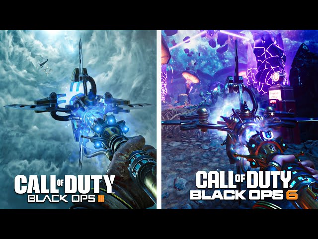 "Ice Staff" Comparison | Call of Duty: Black Ops 2 Vs Black Ops 6 Zombies