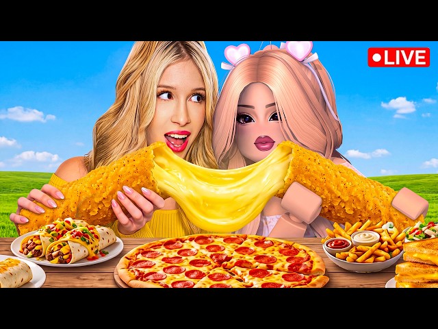 Roblox STREAM A CHEESE PULL vs REAL LIFE!