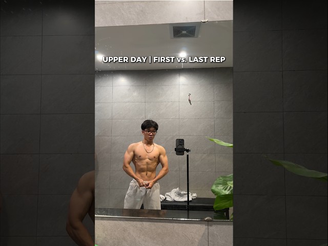 UPPER DAY FIRST vs  LAST REP