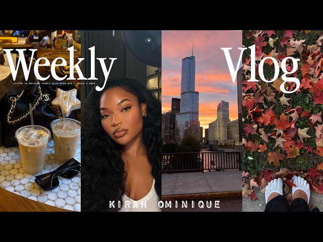 VLOG: living in Chicago + curly flip over wig + fall haul + anti inflammatory morning routine & more