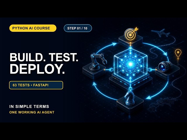 Build a Tested AI Agent in Python | Free 10-Part Course (Step 1)