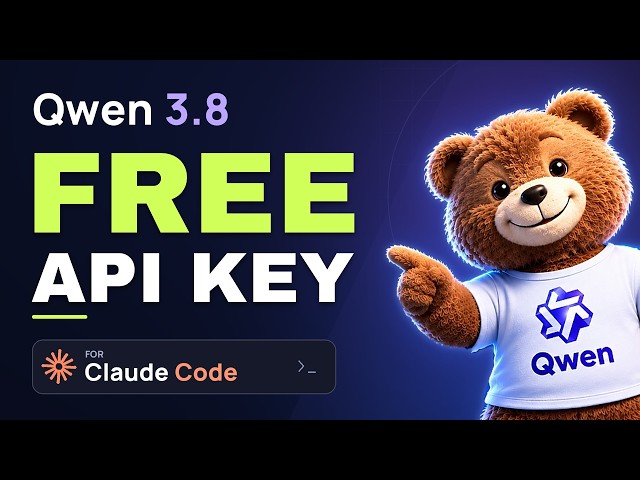 Use Qwen 3.8 Flash for FREE in Claude Code (FREE API Key)