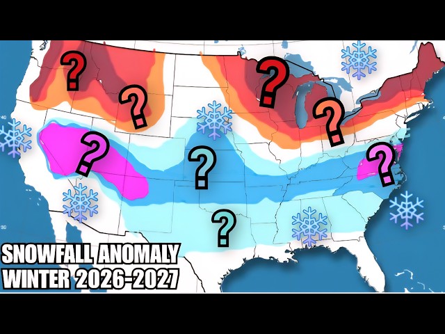 Who Will Get More Snow This Winter? (Winter 2026-2027 Snowfall Anomaly Forecast)