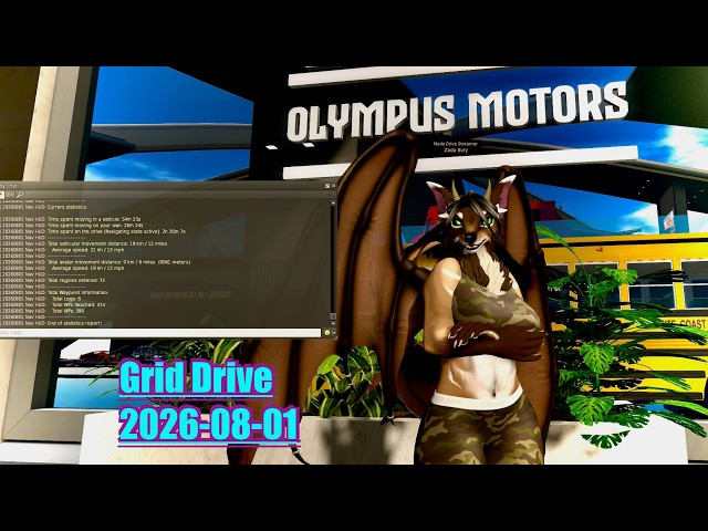 Drivers of SL Grid Drive 2026-08-01 - awesome holiday time ... and places - Zada Bury @ Second Life