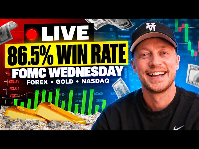 Live Trading Forex, Gold & NQ (XAUUSD on FOMC Wednesday!)