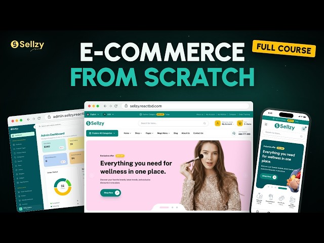 Next.js 16 + MongoDB Multi-Vendor E-commerce Full Course