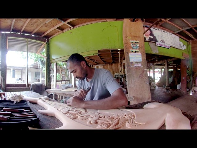 EPHEMERA VR - Wood carving workshop in Palau, Micronesia