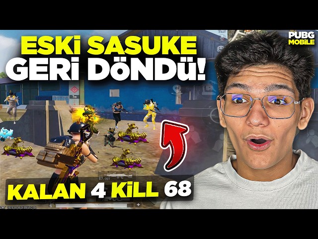 THE OLD SASUKE IS BACK!! INSANE MATCH - PUBG MOBILE