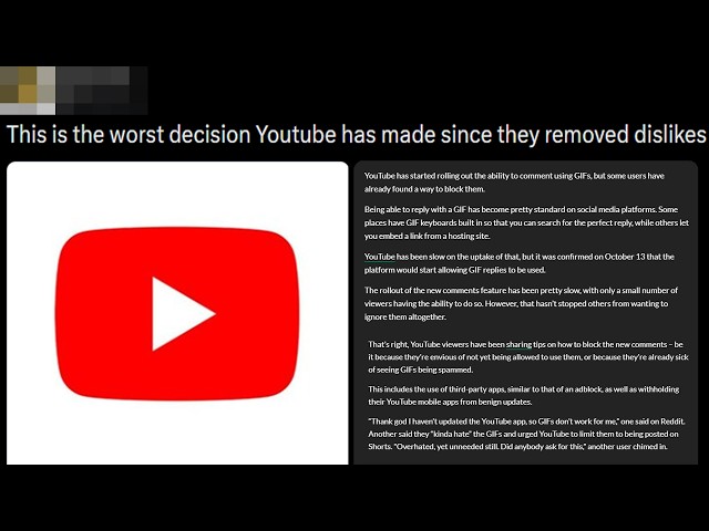 What Were Youtube Thinking