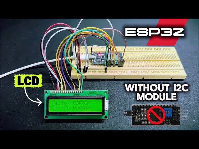 ESP32 + 16x2 LCD Wiring & Coding | NO I2C? NO PROBLEM!