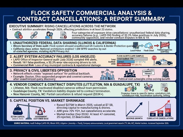 Flock Safety Contract Cancellations: Inside the $7.5 Billion ALPR Crisis and the Abuse Them.