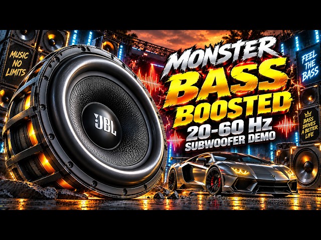 MONSTER BASS BOOSTED 🔊 Deep Bass Workout 20Hz-60Hz | Subwoofer Power & Low-End Performance Test 💥