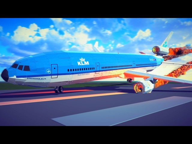 Realistic Plane Crashes and Airplane Disasters | Besiege