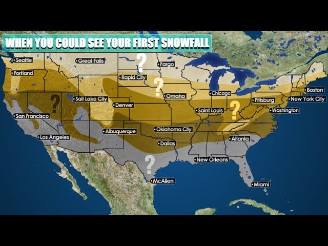 When You Could See Your First Snowfall This Year