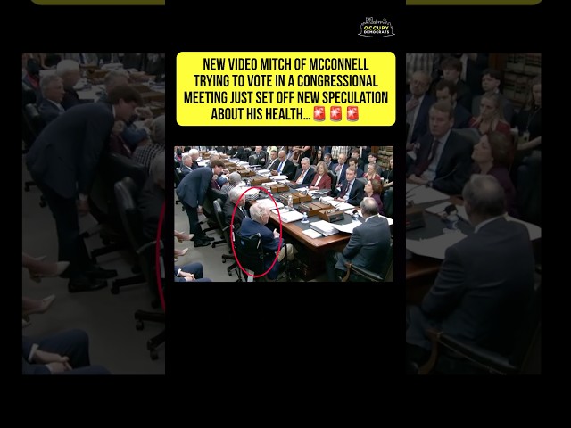 McConnell TRIES to VOTE, FAILS MISERABLY!🚨🚨🚨