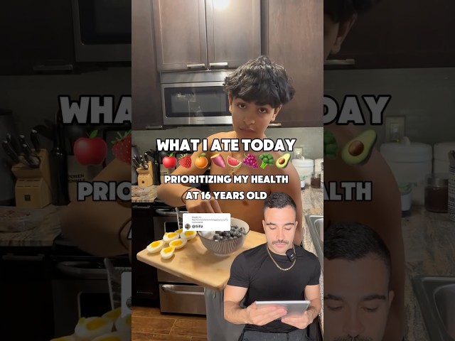 Is this 16-year-old’s diet healthy? #diet #nutrition #health #whatieatinaday