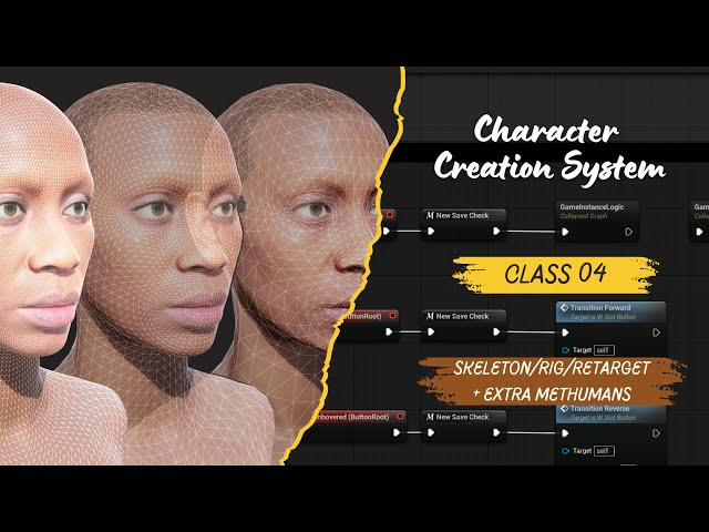 04 - Unreal Engine Character Creation System (EngDub) - Merged Meshes - Control Rigs and Retarget