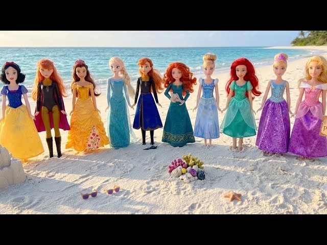 Cute Miniatures Disney Princess Frozen ELSA & Annall! Elsa Satisfying Unboxing