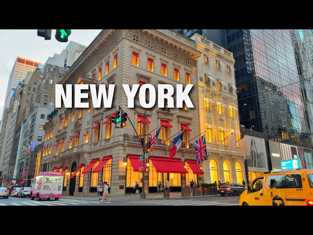 New York City 4K LIVE Manhattan on Wednesday Evening (October 21, 2026)