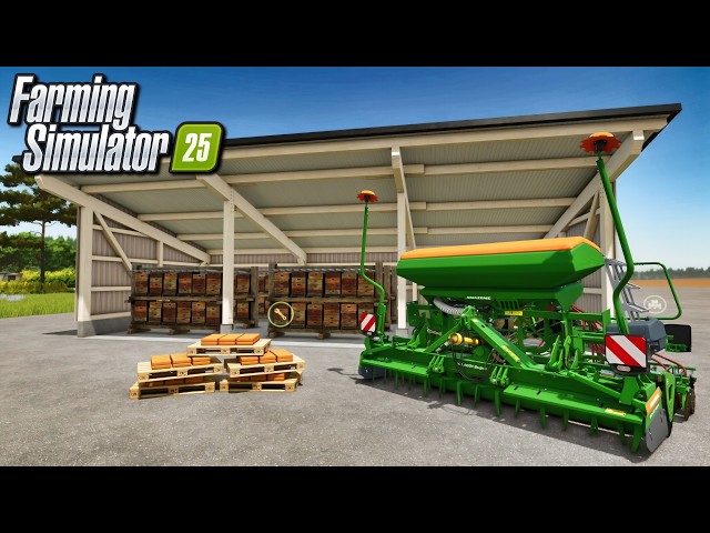 New Mods - Apiary w/Beeswax & New Productions, Amazone Seeder, & Workshops! | Farming Simulator 25