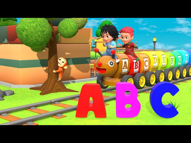 ABCD Song | Learn ABC by Sing, Clap, Jump | Super Simple Song