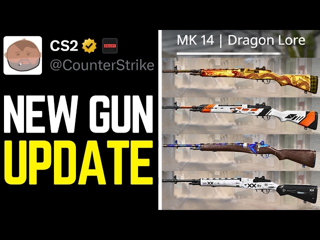 CS2's LEAKED M14 Update Will Change the META... (NEW GUN)