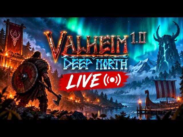 VALHEIM 1.0 IS HERE! ⚔️ Fresh Start & Viking Survival | LIVE