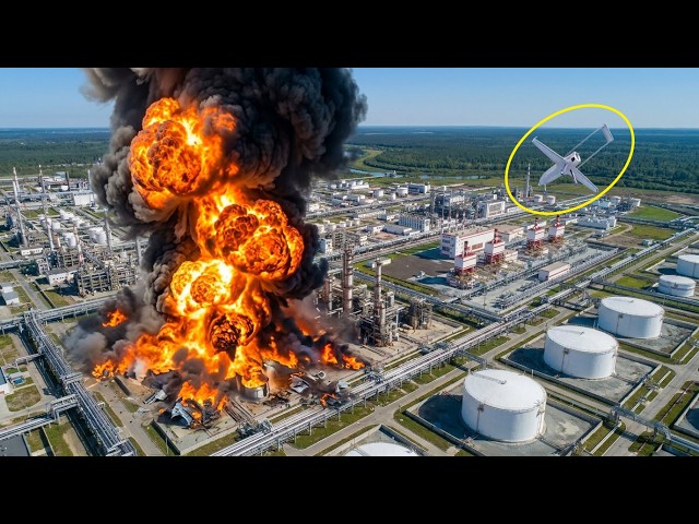 Ukrainian Drones STRIKE Russia’s Largest Oil Refinery, CUTTING OFF Fuel for Putin’s War Machine