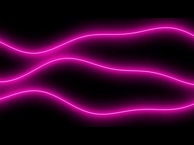 Purple & Pink Neon Waves 30 Minutes | 4K | Ambient Background | Relaxing Visuals