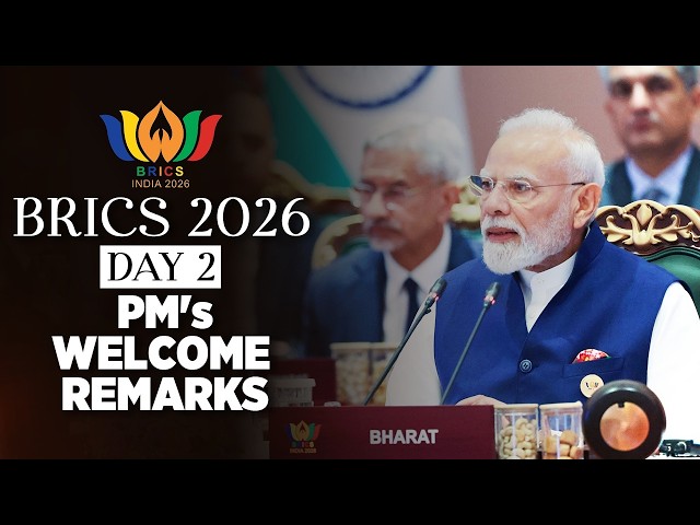 PM's welcome remarks: BRICS Session on Resilience, Innovation, Cooperation and Sustainability