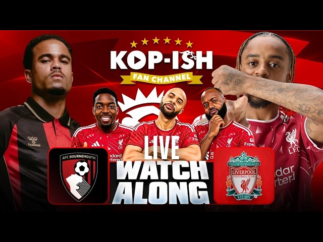 BOURNEMOUTH VS LIVERPOOL | LIVE WATCHALONG | PREMIER LEAGUE LIVE STREAM
