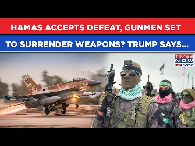 Hamas Accepts It Can't Beat Israel: Gaza Terrorists Set To Surrender Weapons, IDF Exit Next? Watch