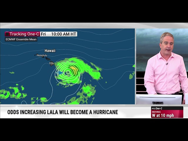 Potential Tropical Cyclone One-C: Latest Track & Hawaii Impacts