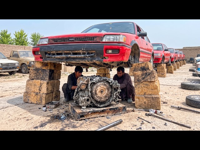 Мастерство пакистанца в восстановлении ТРАНСМИССИИ АВТОМОБИЛЯ TOYOTA GEN 6 - @Mechanical-Hands