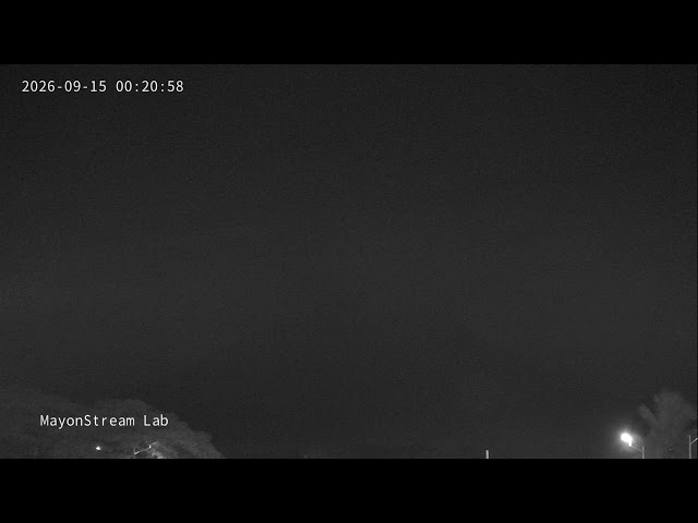 🔴 LIVE: Mayon Volcano 24/7 Monitoring — South‑Southwest IP Camera (Albay, Philippines)