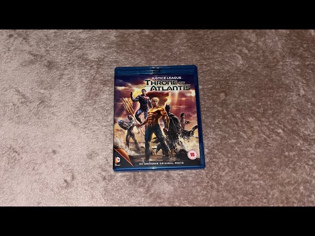 JUSTICE LEAGUE THRONE OF ATLANTIS BLU-RAY UNBOXING! 