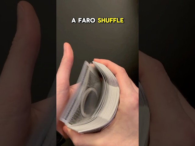 Faro Shuffle - Tutorial #magic #tutorial #shorts #magictricks