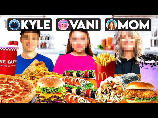 IRL MUKBANG with KYLE AND MY MOM..