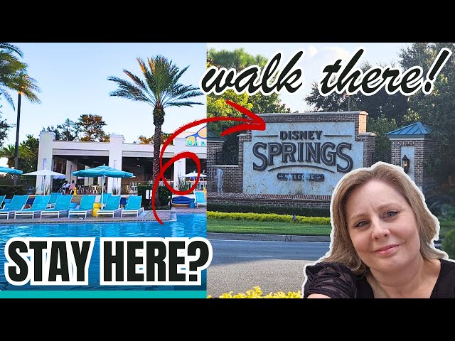 Hilton Buena Vista Palace Disney Springs Hotel Review | Epcot Fireworks View, Lazy River & Room Tour