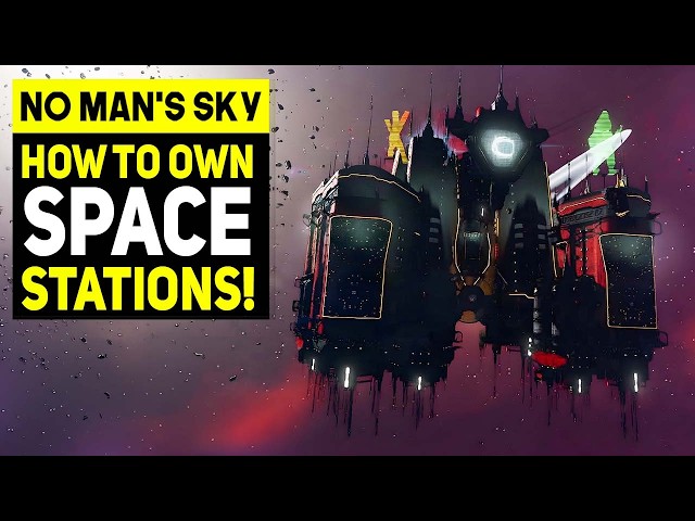 NO Man's Sky - How To Own And Build Space Stations In Cosmos Update!