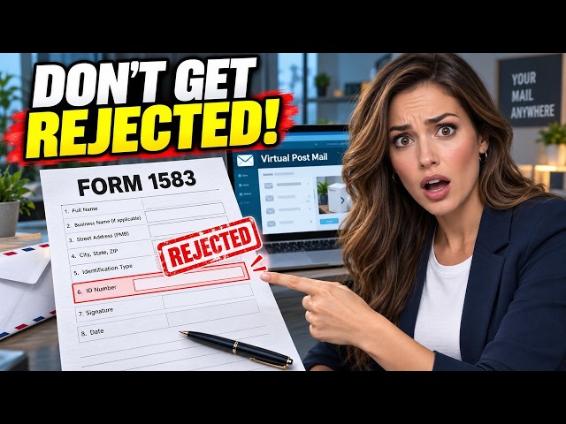 How to complete Form 1583 for Virtual Post Mail