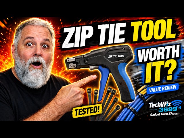 Zip Tie Tool Review & Demo – Is It Worth Buying? | TechWiz3699 Shawn Burton