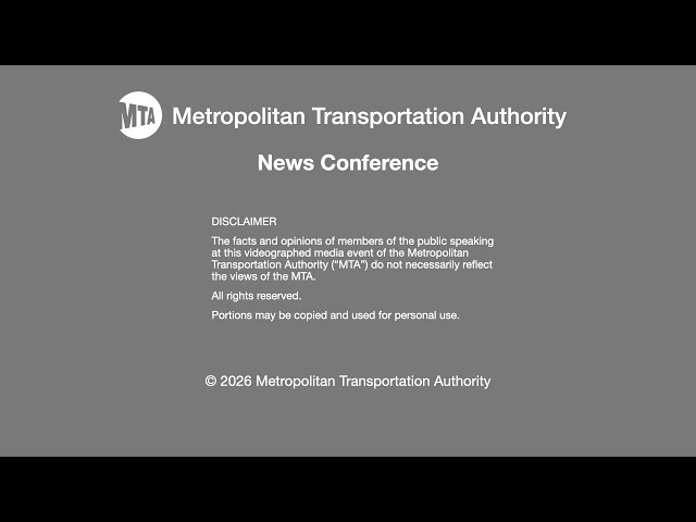 MTA News Conference - 9/22/2026