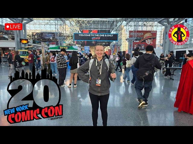 🔴 Live Stream – New York Comic Con 2026 – Show Floor, Merch & Cosplay – 10:30AM